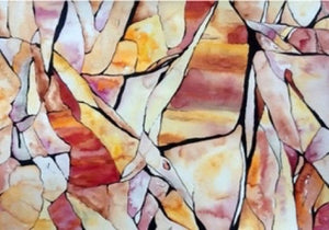 Fractured Abstract Water Colour Workshop Wednesday 19th July 10am - 2pm